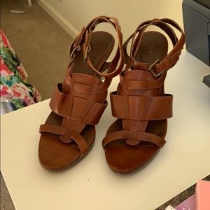 Jcrew leather sandals. Size 7